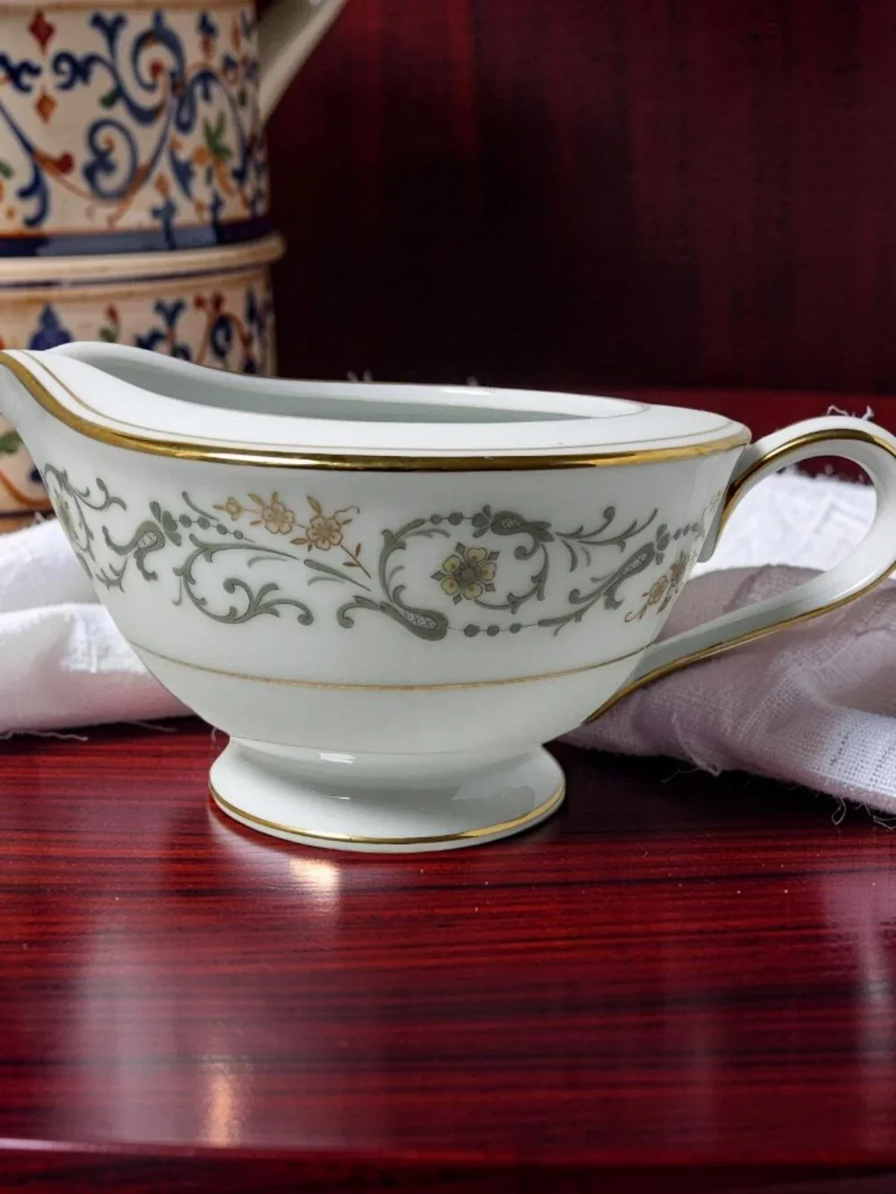 Vintage Noritake Japan #6223 Creston Porcelain Creamer